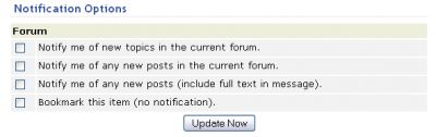 CBB Notification Options - forum